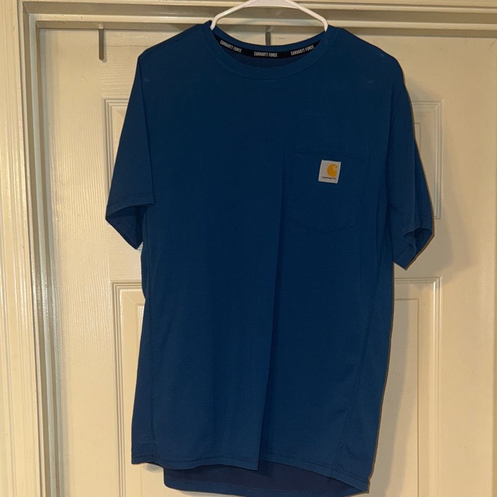Carhartt Men's Deep Blue/Teal Short Sleeve Tee